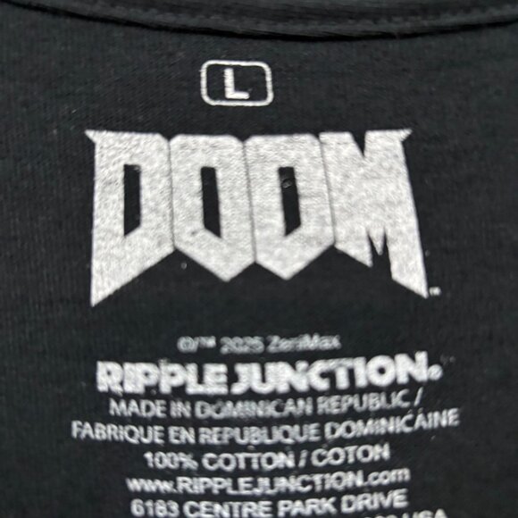 Doom Eternal Video Game Poster Bethesda Softworks T-Shirt L - Picture 4 of 5